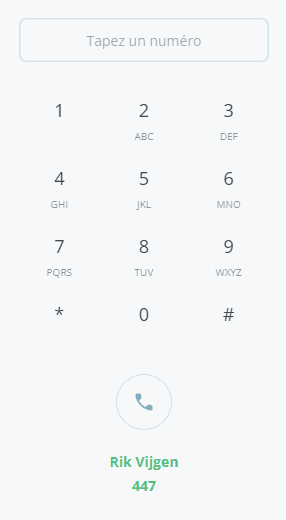 Dialpad idle