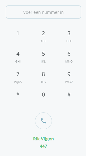 Dialpad idle